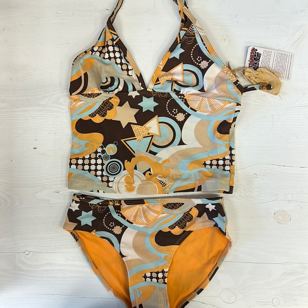 NWT Powder Room Triangle Bikini Kids